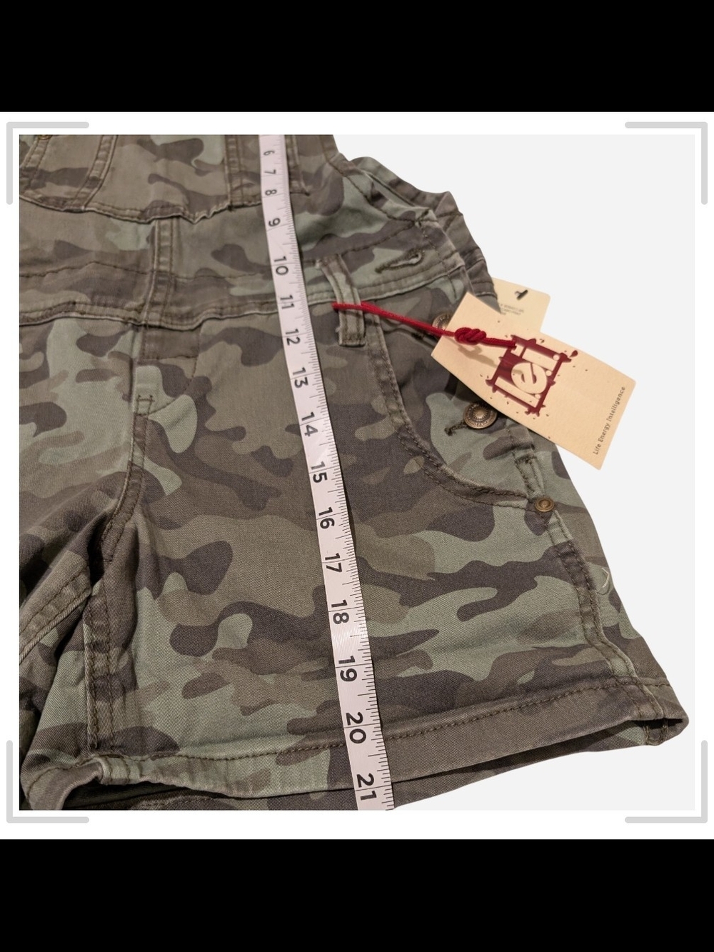 lei Junior's Green Camo Short Overalls - Picture 6 of 7
